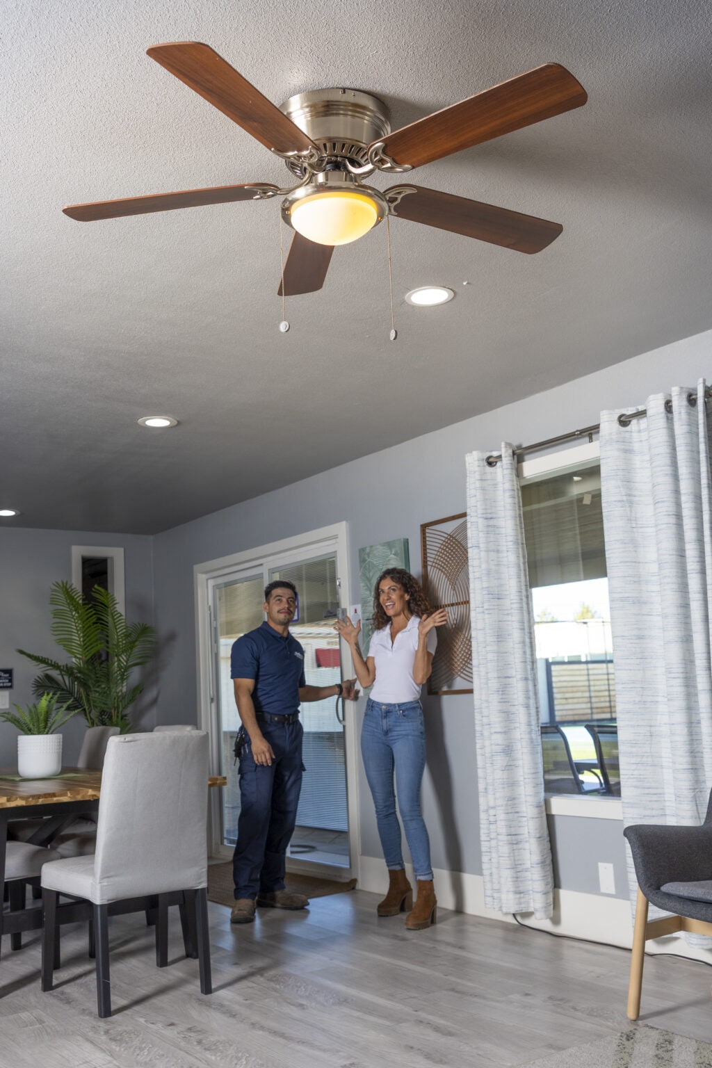 Dwellness home warranty technician servicing a home in Anthem, Nevada